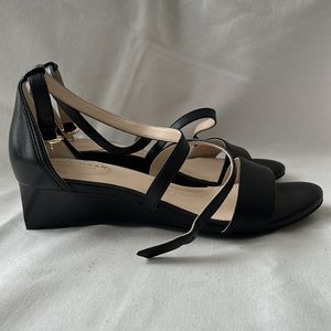 Cole Haan Wedge Leather Sandals
